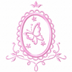 Flowers And Tree Embroidery Design 4